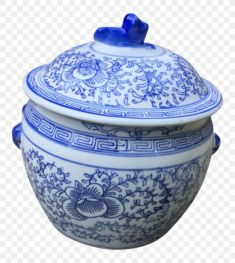 Chinese Foo Dog Pottery Ceramic Tureen, PNG, 1942x2170px, Chinese Foo Dog, Blue And White Porcelain, Blue And White Pottery, Ceramic, Chairish Download Free