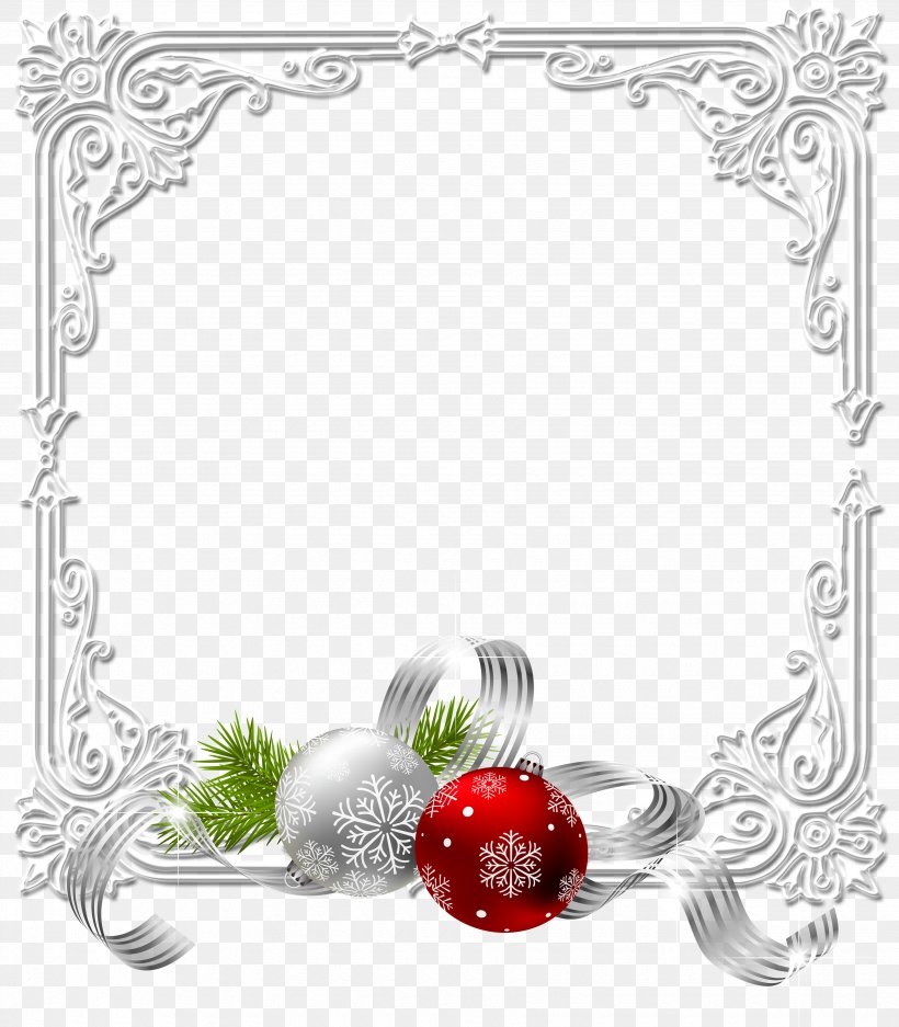 Santa Claus Christmas Decoration Christmas Ornament, PNG, 3500x4000px, Santa Claus, Border, Christmas, Christmas Decoration, Christmas Lights Download Free