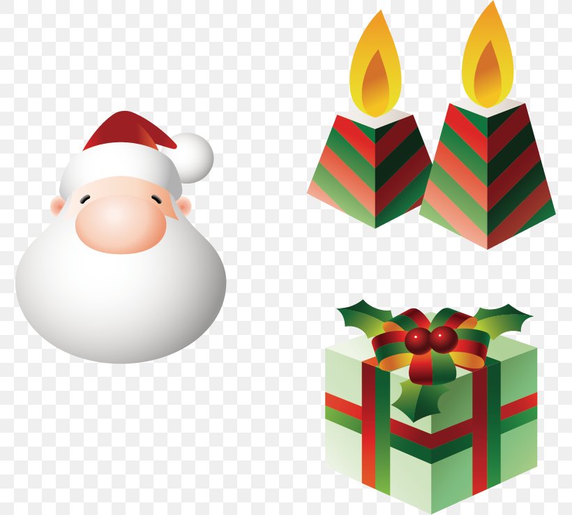 Santa Claus Christmas Decoration, PNG, 775x738px, Santa Claus, Candle, Christmas, Christmas Card, Christmas Decoration Download Free