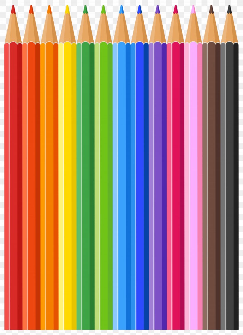 Colored Pencil Clip Art, PNG, 5823x8000px, Pencil, Art, Color, Colored Pencil, Crayon Download Free