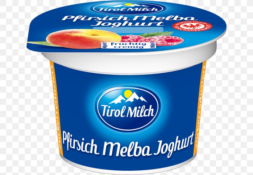Crème Fraîche Peach Melba Milk Yoghurt Cream Cheese, PNG, 650x568px, Peach Melba, Cream, Cream Cheese, Dairy Product, Diet Download Free