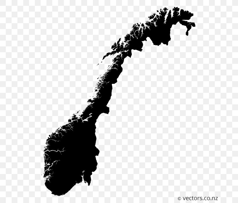Norway Vector Map World Map, PNG, 700x700px, Norway, Black, Black And White, Blank Map, Border Download Free