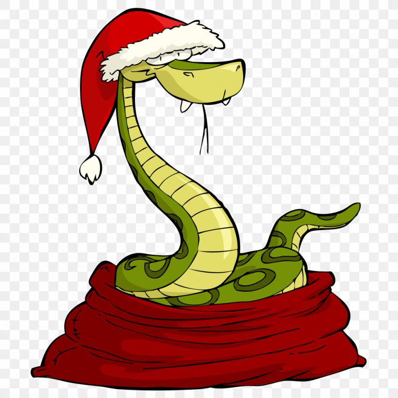 Santa Claus Snake Clip Art, PNG, 1000x1000px, Santa Claus, Ball Python, Can Stock Photo, Fictional Character, Fotosearch Download Free
