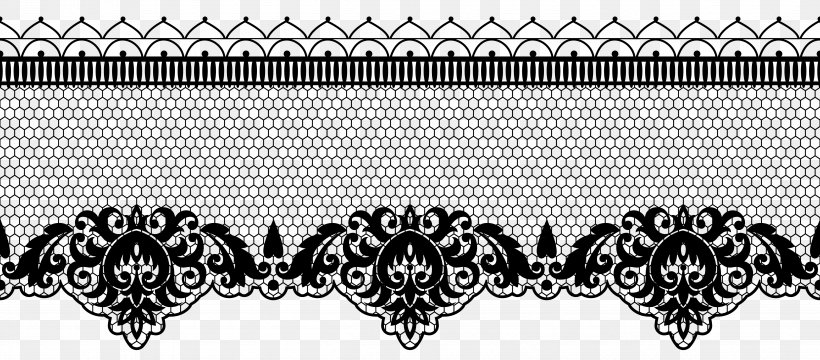 Lace Clip Art, PNG, 4812x2113px, Lace, Black, Black And White, Color, Information Download Free