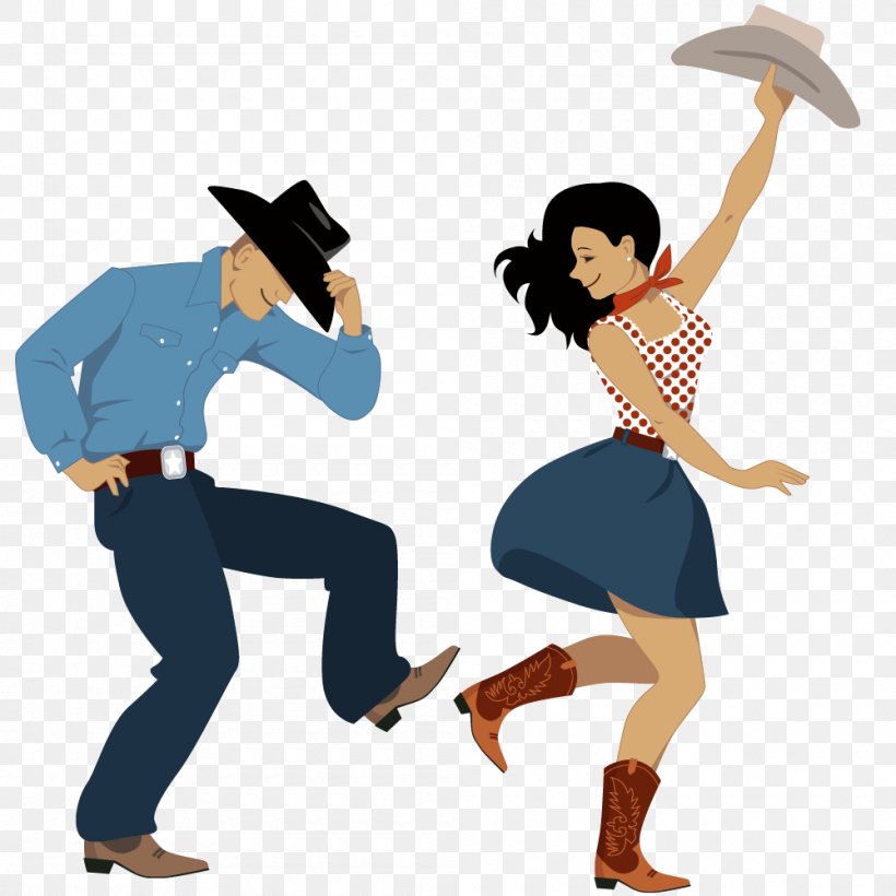 Line Dance Royalty-free, PNG, 1000x1000px, Line Dance, Art, Cartoon, Costume Design, Country Dance Download Free