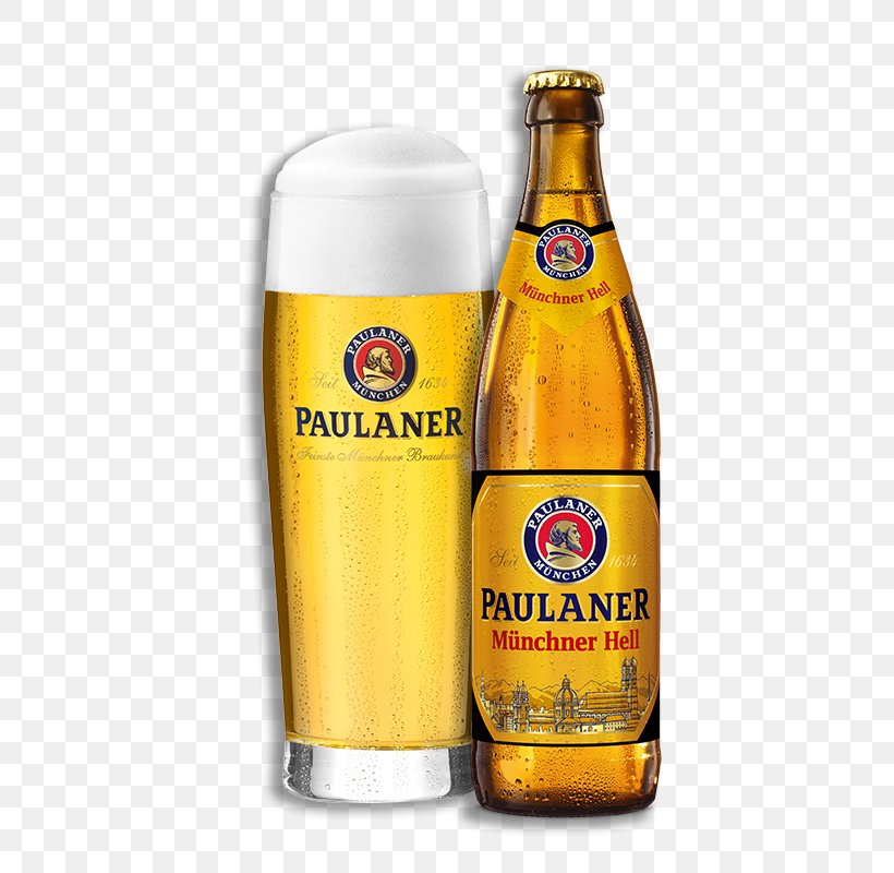 Paulaner Brewery Helles Beer Oktoberfest Munich, PNG, 400x800px, Paulaner Brewery, Alcoholic Beverage, Bavarian Cuisine, Beer, Beer Bottle Download Free