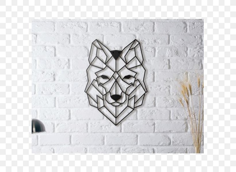 Gray Wolf Wall Decal Art, PNG, 600x600px, Gray Wolf, Abstract Art, Art, Decal, Decoratie Download Free