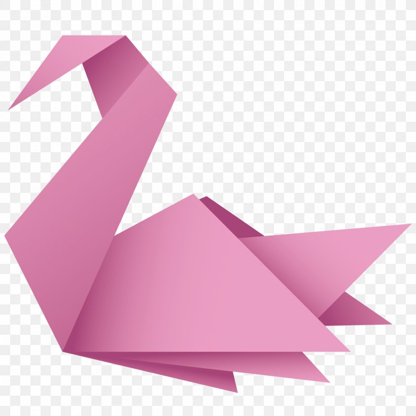 Cygnini Paper Origami, PNG, 1500x1500px, Cygnini, Art Paper, Gratis, Le Cygne, Magenta Download Free