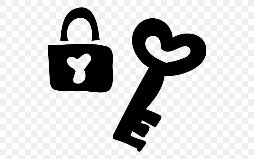 Heart Lock, PNG, 512x512px, Key, Binary File, Black And White, Heart, Lock Download Free