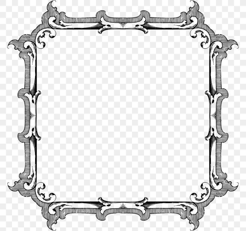 Picture Frames Clip Art, PNG, 772x772px, Picture Frames, Black And White, Body Jewelry, Computer Network, Interface Download Free