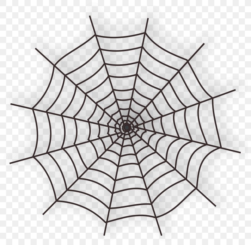 Spider Web Clip Art, PNG, 800x800px, Spider, Area, Black And White, Blog, Free Content Download Free