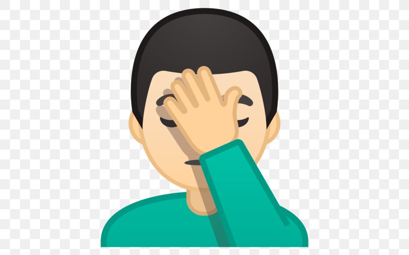 Emojipedia Facepalm Gesture Zero-width Joiner, PNG, 512x512px ...