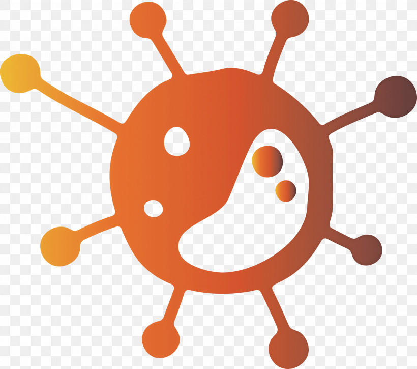 Bacteria Germs Virus, PNG, 2999x2654px, Bacteria, Cartoon, Germs, Line, Smile Download Free