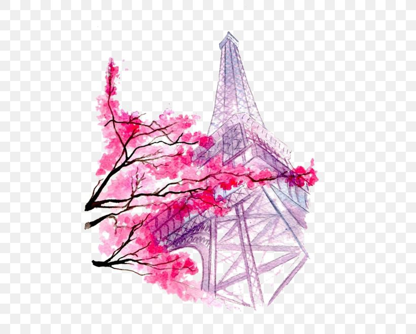 Eiffel Tower Drawing Watercolor Painting Illustration, PNG, 564x660px, Eiffel Tower, Art, Drawing, Fashion Illustration, France Download Free