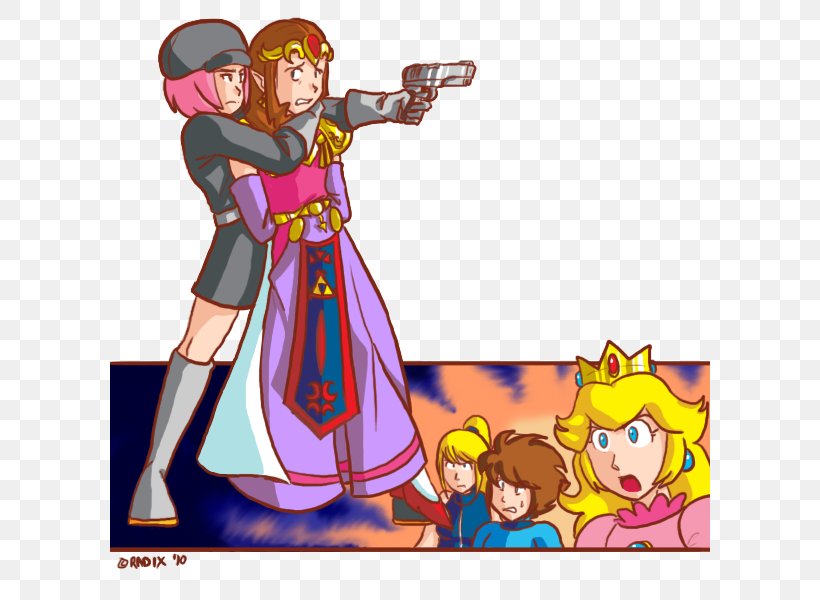 Princess Zelda Princess Peach Link The Legend Of Zelda, PNG, 600x600px, Watercolor, Cartoon, Flower, Frame, Heart Download Free