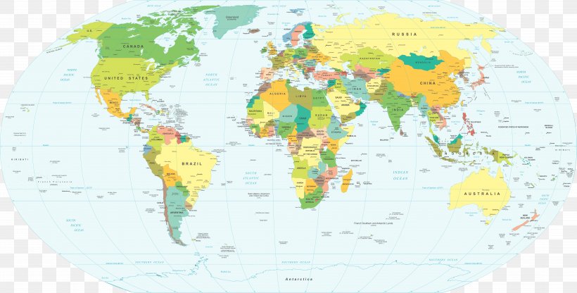The World Factbook The World Political World Map, PNG, 8669x4400px, World, Area, Atlas, Country, Geography Download Free