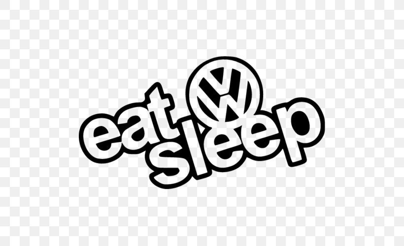 Volkswagen GTI Car Sticker Volkswagen Jetta, PNG, 500x500px, Volkswagen, Area, Black And White, Brand, Bumper Sticker Download Free