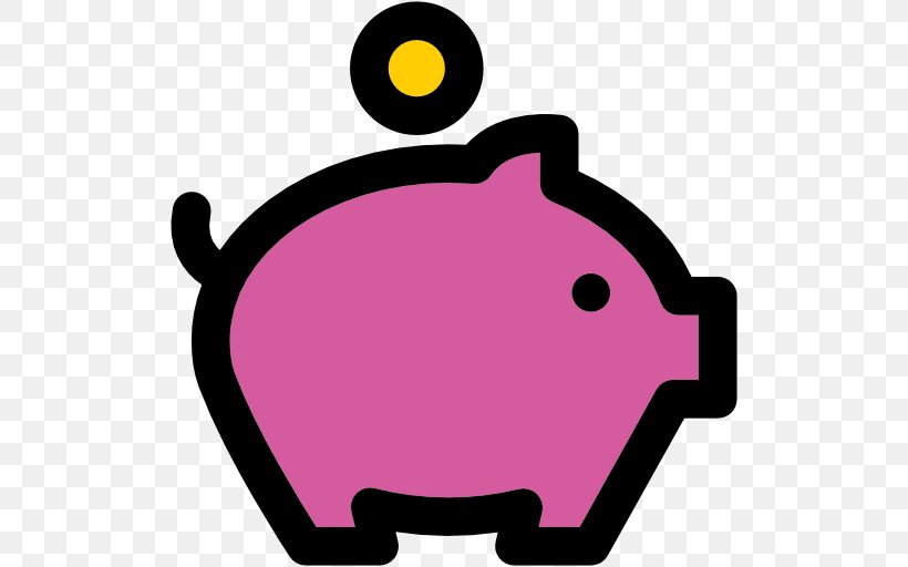 Piggy Bank Money Commercial Bank, PNG, 512x512px, Piggy Bank, Artwork, Bank, Beak, Business Download Free