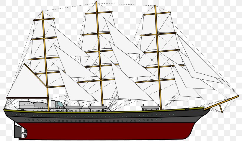 Sailing Brigantine Sailboat Clip Art, PNG, 800x478px, Sail, Baltimore Clipper, Barque, Barquentine, Boat Download Free