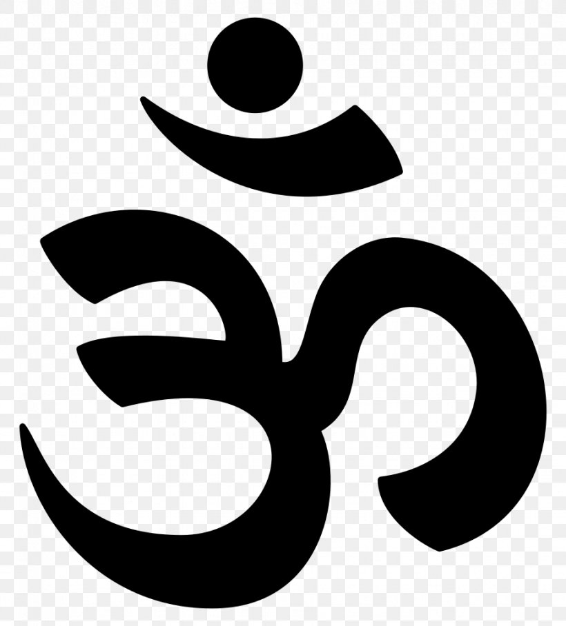 Shiva Om Hinduism Symbol Religion, PNG, 924x1024px, Shiva, Artwork, Black And White, Brahma, Brand Download Free