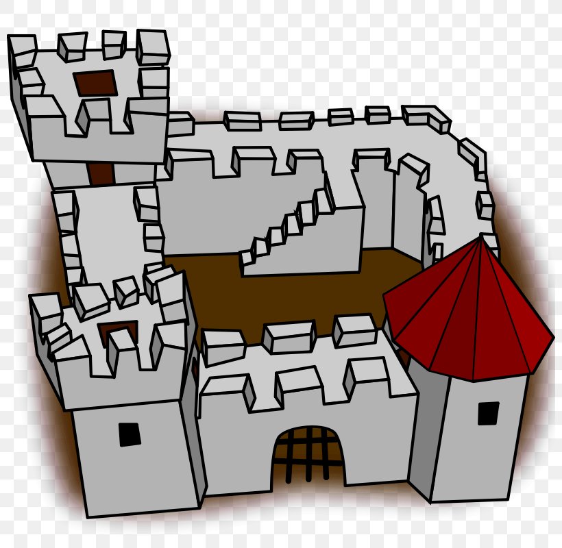 Cartoon Castle Fortification Clip Art, PNG, 800x800px, Cartoon, Castle, Comics, Drawing, Fortification Download Free