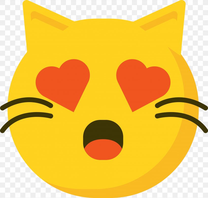 Cat Emoticon Emoji Smiley Whiskers, PNG, 3766x3591px, Cat, Carnivora, Carnivoran, Cat Like Mammal, Emoji Download Free
