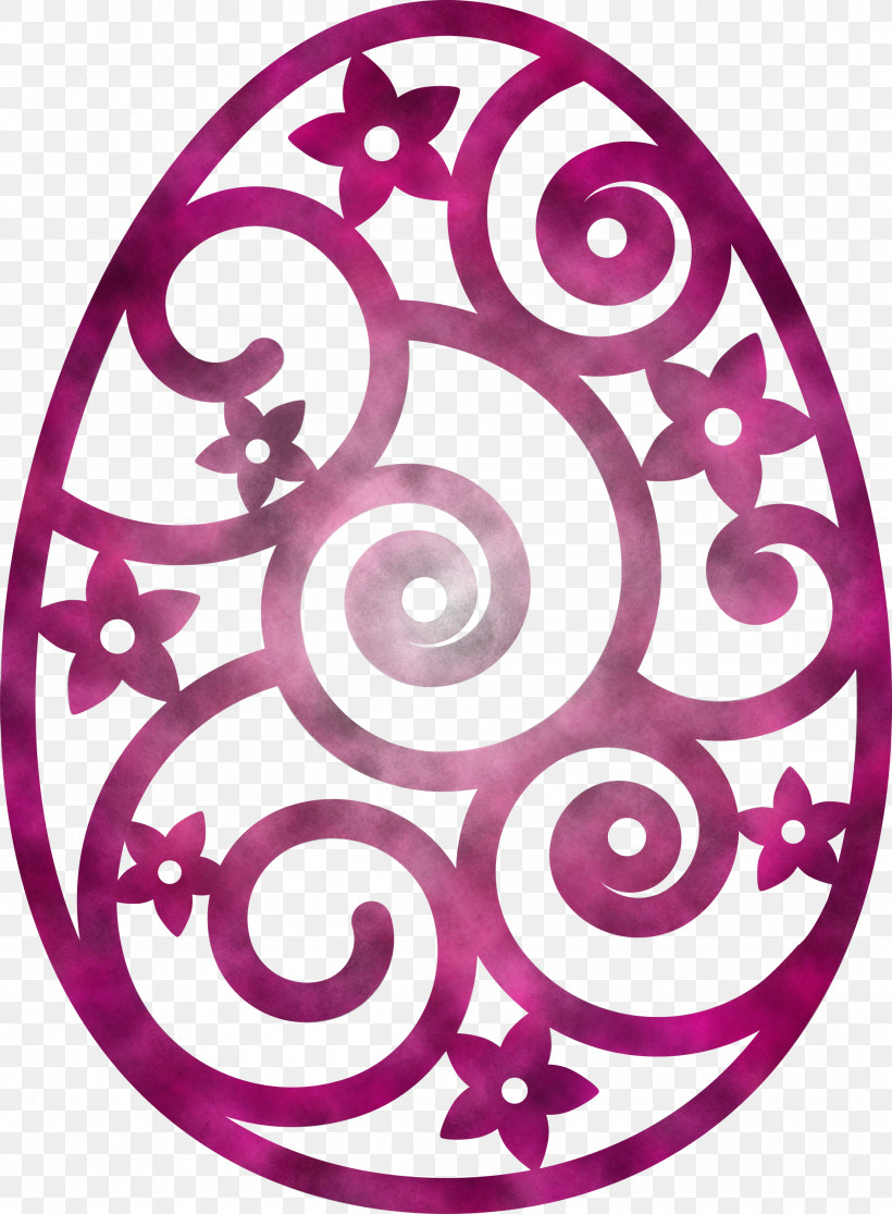 Easter Floral Egg Easter Day, PNG, 2206x3000px, Easter Floral Egg, Circle, Easter Day, Magenta, Ornament Download Free