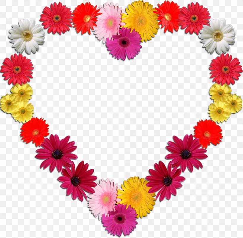Heart Flower Picture Frames, PNG, 2000x1963px, Heart, Animation, Cut Flowers, Daisy, Digital Image Download Free