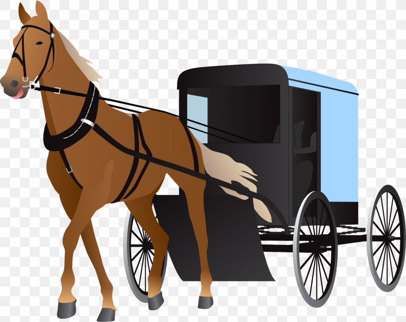 Horse And Buggy Carriage Clip Art, PNG, 1776x1413px, Horse, Amish, Bit, Bridle, Carriage Download Free