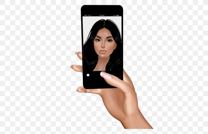 Kylie Jenner IPhone 8 Emoji Actor, PNG, 530x530px, Kylie Jenner, Actor, Arm, Black Hair, Brown Hair Download Free