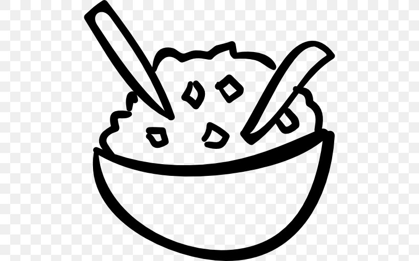 Bowl Rice Animation, PNG, 512x512px, Bowl, Animation, Black And White, Cartoon, Drawing Download Free