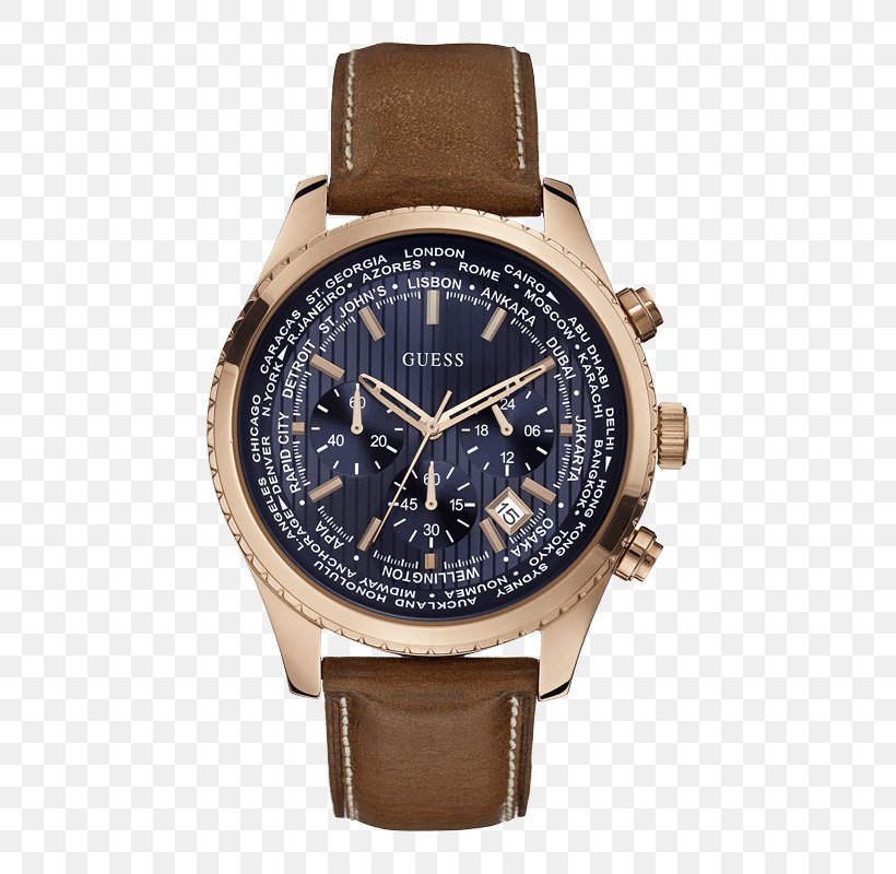 Chronograph Watch Strap Leather, PNG, 800x800px, Chronograph, Brand, Brown, Chronometer Watch, Double Chronograph Download Free
