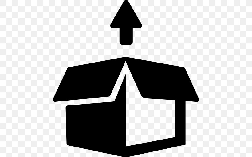 Box Arrow, PNG, 512x512px, Box, Area, Black, Black And White, Cardboard Box Download Free