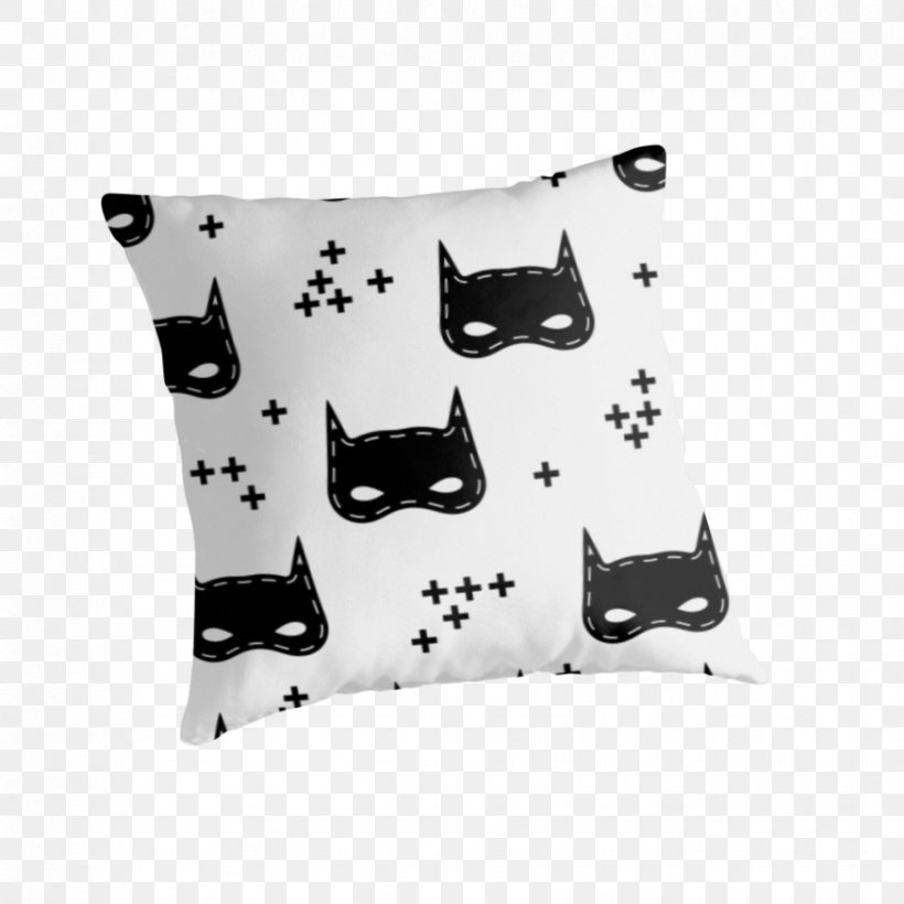 Cushion Throw Pillows White, PNG, 875x875px, Cushion, Black, Black And White, Pillow, Textile Download Free