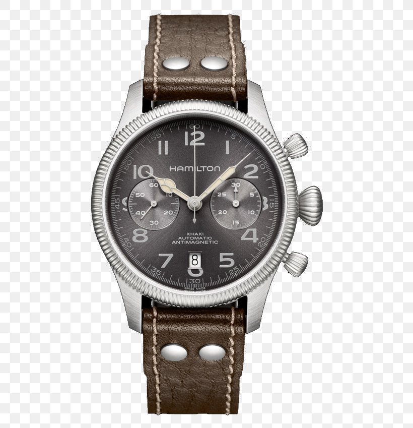 Hamilton Watch Company Chronograph Automatic Watch Hamilton Khaki Aviation Pilot Auto, PNG, 557x849px, Hamilton Watch Company, Automatic Watch, Brand, Brown, Chronograph Download Free