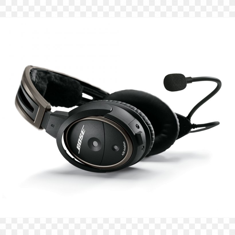 Headset Active Noise Control Bose Corporation Bose A20 Aviation, PNG, 1000x1000px, Headset, Active Noise Control, Audio, Audio Equipment, Aviation Download Free