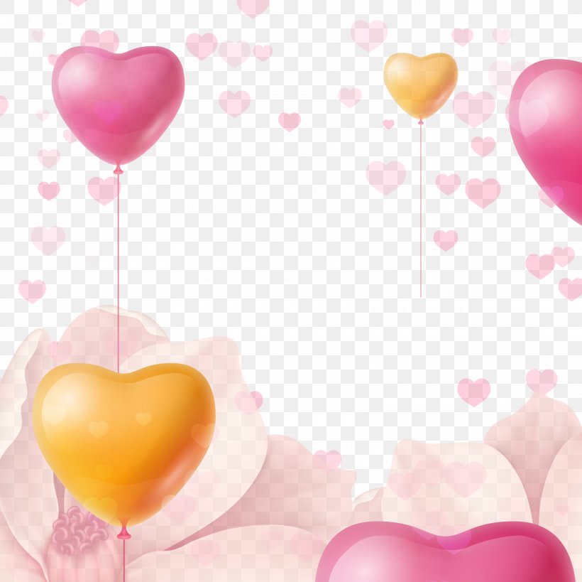 Pink Heart, PNG, 1600x1600px, Pink, Balloon, Designer, Heart, Love Download Free