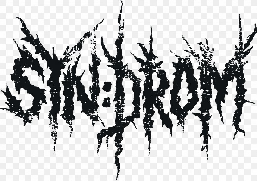 SYN:DROM Logo Heavy Metal Death Metal Iconoclasm, PNG, 2000x1412px, Logo, Album, Black And White, Black Metal, Branch Download Free