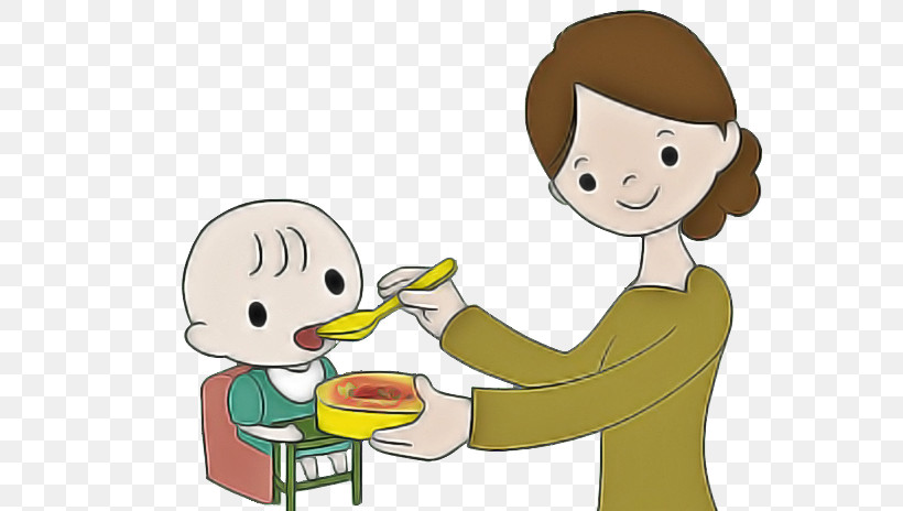 Cartoon Sharing Conversation Child Meal, PNG, 600x464px, Cartoon, Child, Conversation, Gesture, Meal Download Free