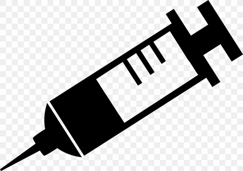 Syringe Hypodermic Needle Injection Medicine Cartoon, PNG, 980x690px, Syringe, Black, Black And White, Brand, Cartoon Download Free