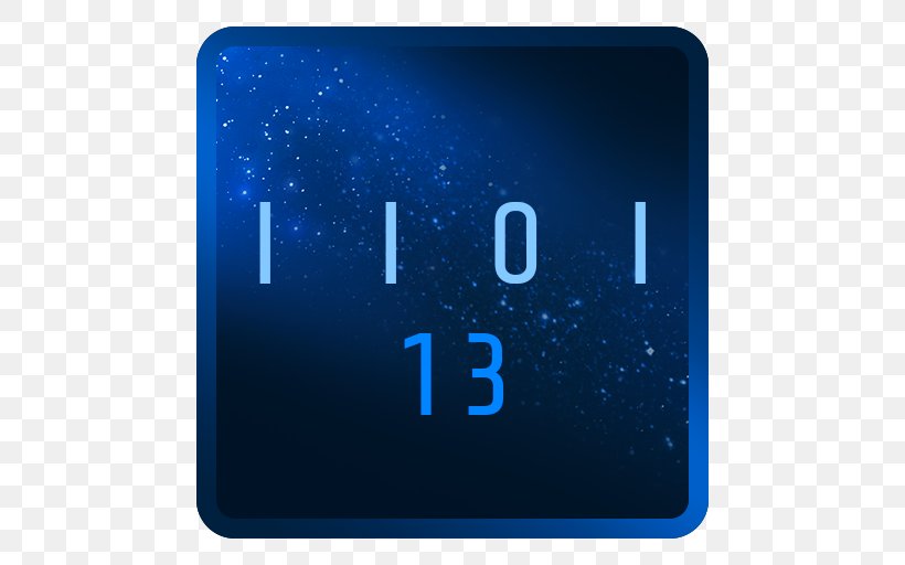 Binary Number Android Game Mobile App Electric Blue, PNG, 512x512px, Binary Number, Android, Display Device, Electric Blue, Game Download Free