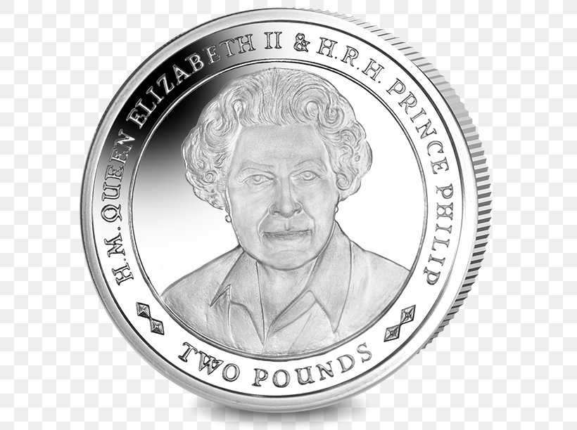 Commemorative Coin Silver Medal Proof Coinage, PNG, 600x612px, Coin, Black And White, Commemorative Coin, Currency, Elizabeth Ii Download Free