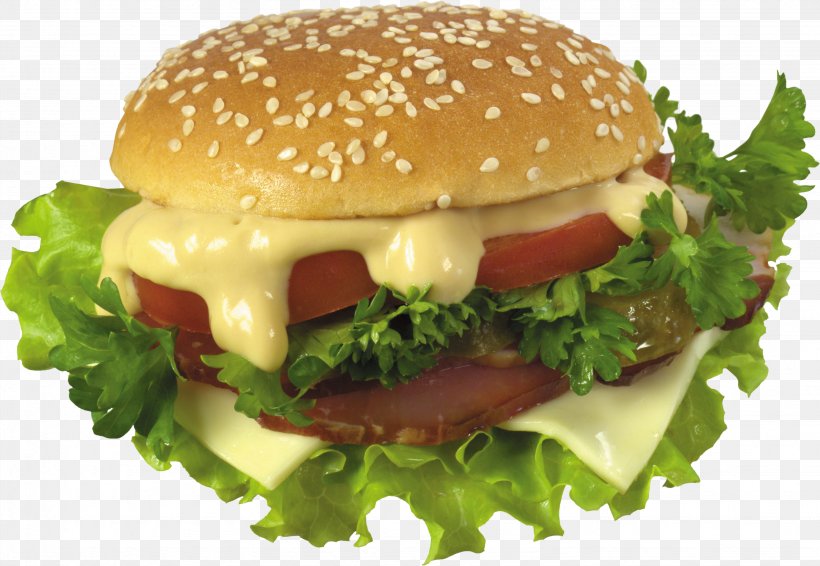 Hamburger Cheeseburger Fast Food KFC Restaurant, PNG, 3069x2122px, Hamburger, American Food, Blt, Breakfast Sandwich, Buffalo Burger Download Free