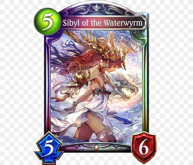 Shadowverse Cygames Video Game Bahamut, PNG, 536x698px, Watercolor, Cartoon, Flower, Frame, Heart Download Free