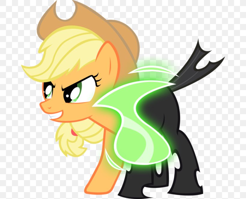 Pony Applejack Twilight Sparkle Fluttershy Changeling, PNG, 680x663px, Watercolor, Cartoon, Flower, Frame, Heart Download Free
