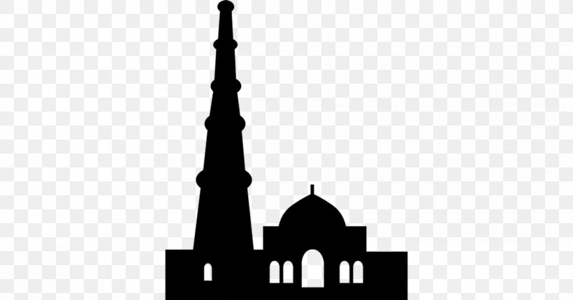Qutb Minar Monument Clip Art, PNG, 1200x630px, Qutb Minar, Black And White, Brand, Delhi, India Download Free