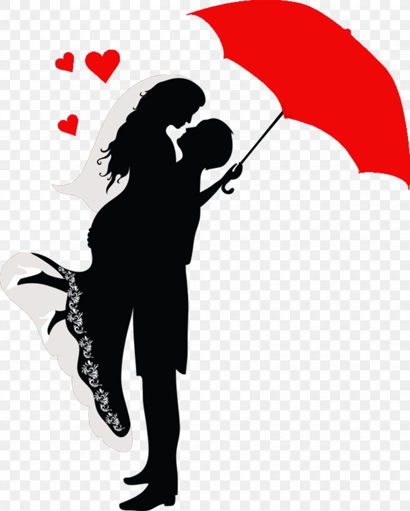 Romance Drawing Couple Silhouette Clip Art, PNG, 1650x2055px ...