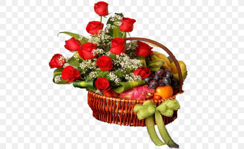 Floral Design Fruit Auglis Basket Cut Flowers, PNG, 500x500px, Floral Design, Auglis, Basket, Blomsterbutikk, Cut Flowers Download Free