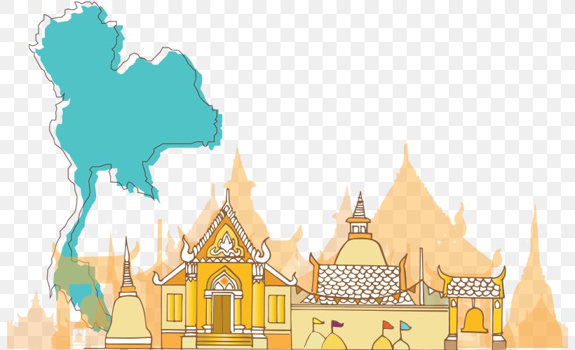 Thailand Vector Graphics Royalty-free World Map, PNG, 800x500px, Thailand, Art, Blank Map, Drawing, Flag Of Thailand Download Free
