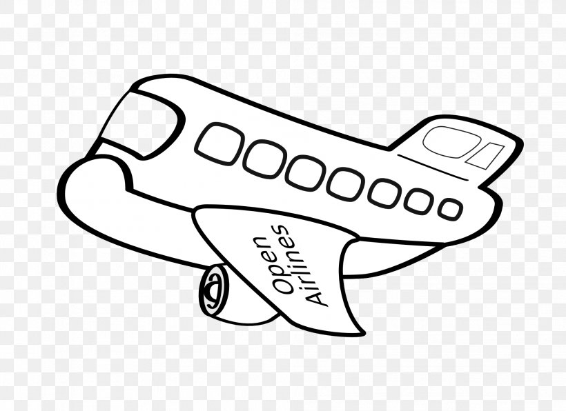 Airplane Drawing Clip Art, PNG, 1979x1439px, Airplane, Area, Black, Black And White, Drawing Download Free